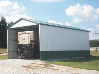 Vertical Roof RV Shelters