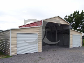 Carolina Barn | Boxed Eave Roof | 42W x 31L x 12H | Metal Barn