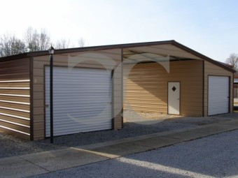 Seneca Barn | Vertical Roof | 44W x 26L x 11H |  Continuous Roof