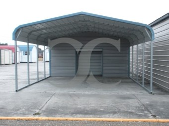 Carport | Regular Roof Roof | 18W x 26L x 7H Utility Carport