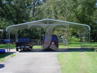 Carport | Regular Roof | 30W x 26L x 8H | Triple Wide