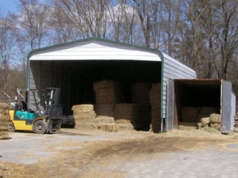 Carport | Regular Roof | 22W x 31L x 10H | AG Shelter