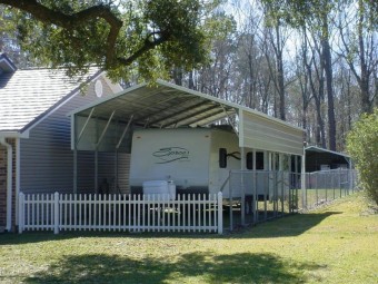 Carport | Boxed Eave Roof | 12W x 31L x 10H | RV Camper Cover